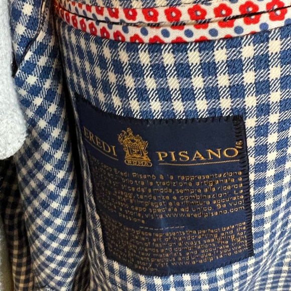 EREDI PISANO CHECKERED SUIT JACKET - Picture 9 of 13